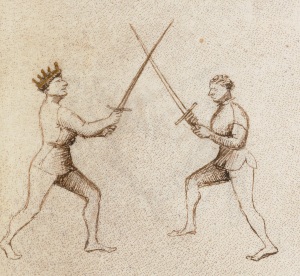 Figure 1: The First Crossing of the Sword in Wide Play: The Cross at the Point